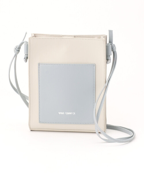 MONO COMME CA(モノコムサ)の「スクエア ミニポシェット(ショルダーバッグ・レディース・ブラック/ベージュ/パイソン・FREE)」の10枚目の写真