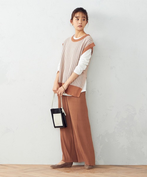 MONO COMME CA(モノコムサ)の「スクエア ミニポシェット(ショルダーバッグ・レディース・ブラック/ベージュ/パイソン・FREE)」の21枚目の写真