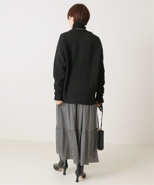 journal standard L'essage（ジャーナルスタンダードレサージュ）の「ウールアクリルキンボタンカーディガン（カーディガン/ボレロ・レディース・アイボリー/モスグリーン/ブラック・FREE）」の14枚目の写真