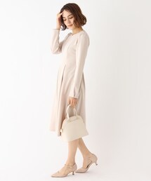 index | カットジョーゼットフレアワンピース【WEB限定サイズ】(ワンピース)