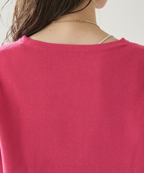 mystic(ミスティック)の「ジャケットチビカーディガン(カーディガン/ボレロ・レディース・ブルー/ベージュ/ホワイト/ブラック/ピンク・FREE)」の13枚目の写真