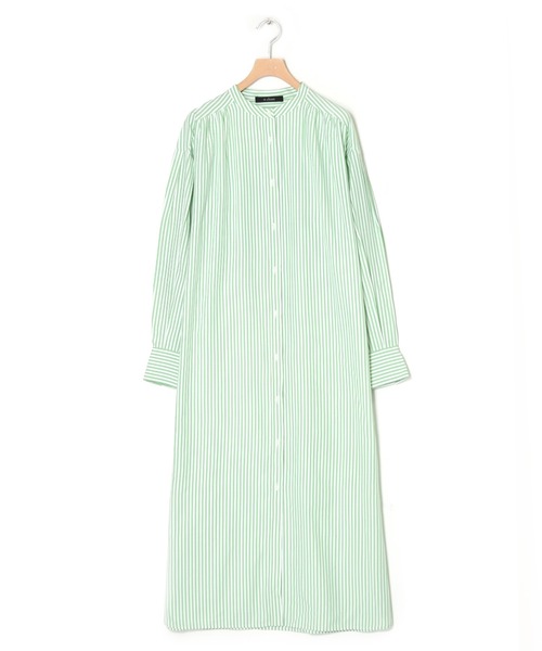 w closet（ダブルクローゼット）の「先染めストライプシャツワンピース（シャツワンピース・レディース・グリーン系その他/ブルー系その他/ピンク系その他・FREE）」の16枚目の写真
