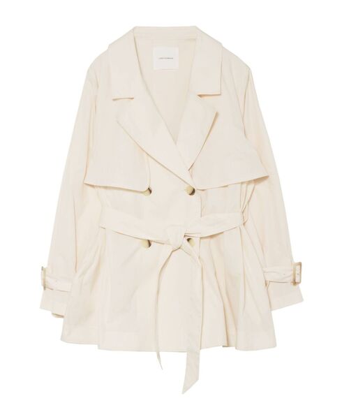 LAGUNAMOON（ラグナムーン）の「ボリュームスリーブミドルトレンチコート（トレンチコート・レディース・アイボリー/ベージュ・FREE）」の13枚目の写真