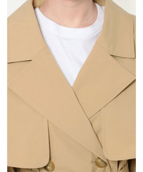 LAGUNAMOON（ラグナムーン）の「ボリュームスリーブミドルトレンチコート（トレンチコート・レディース・アイボリー/ベージュ・FREE）」の19枚目の写真