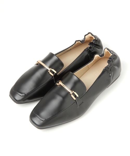 LAKOLE(ラコレ)の「【生活防水】ギャザービットローファー / 260626(ローファー・レディース・ブラック/ブラウン/アイボリー/キャメル・SMALL/MEDIUM/LARGE)」の18枚目の写真