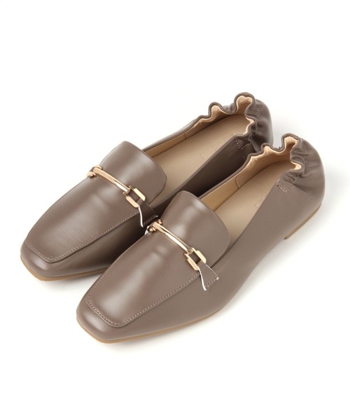 LAKOLE(ラコレ)の「【生活防水】ギャザービットローファー / 260626(ローファー・レディース・ブラック/ブラウン/アイボリー/キャメル・SMALL/MEDIUM/LARGE)」の15枚目の写真