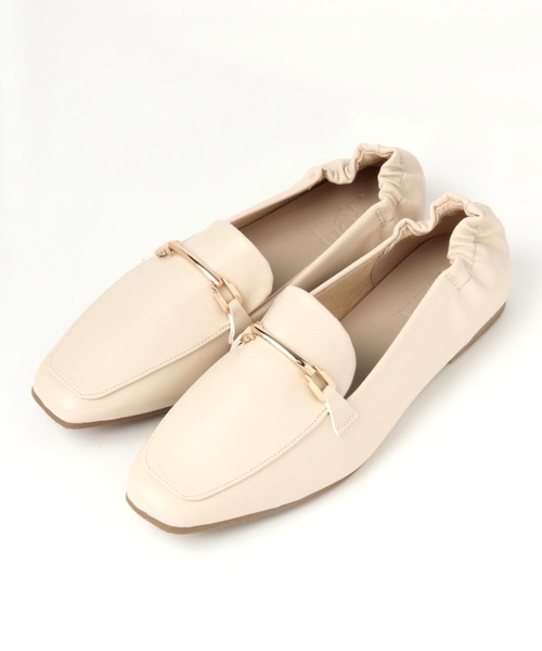 LAKOLE(ラコレ)の「【生活防水】ギャザービットローファー / 260626(ローファー・レディース・ブラック/ブラウン/アイボリー/キャメル・SMALL/MEDIUM/LARGE)」の16枚目の写真