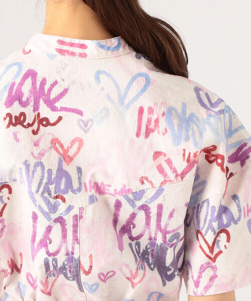 ISABEL MARANT(イザベルマラン)の「ISABEL MARANT ETUNDRA リネンコットン プリントジャンプスーツ(つなぎ/オールインワン・レディース・ホワイト系その他・34)」の7枚目の写真