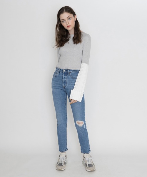 Levi's（リーバイス）の「501(R) SKINNY JAZZ LOVED（デニムパンツ・レディース・インディゴブルー・23inch/24inch/25inch/26inch/27inch/28inch）」の4枚目の写真