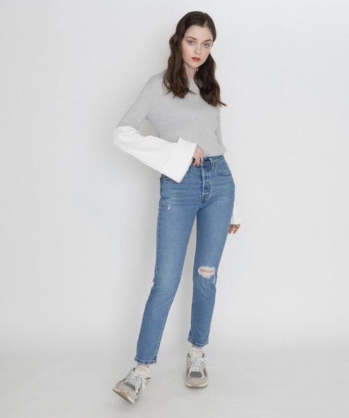 Levi's（リーバイス）の「501(R) SKINNY JAZZ LOVED（デニムパンツ・レディース・インディゴブルー・23inch/24inch/25inch/26inch/27inch/28inch）」の5枚目の写真