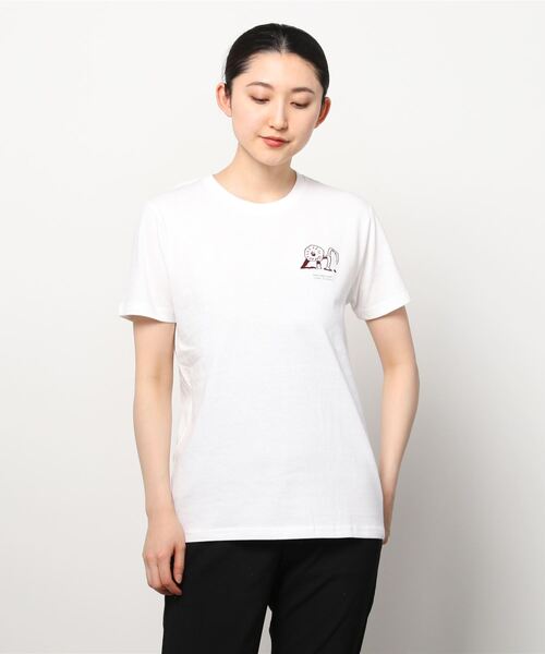PONTI（ポンティ）の「PONTI Quentin Embroidery T-shirt（シャツ/ブラウス・レディース・ライトグリーン/ホワイト・1）」の10枚目の写真