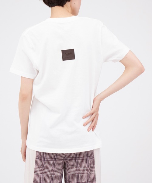 PONTI（ポンティ）の「PONTI Quentin Embroidery T-shirt（シャツ/ブラウス・レディース・ライトグリーン/ホワイト・1）」の7枚目の写真