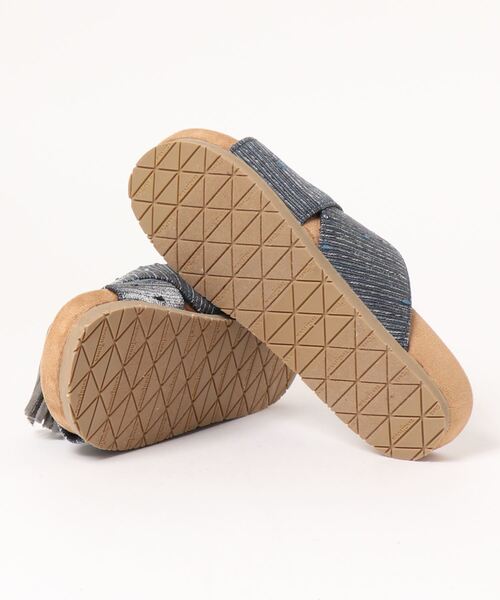 Minnetonka（ミネトンカ）の「MINNETONKA/ミネトンカ MILA フラットサンダル（サンダル・レディース・ブラック/グレー/ベージュ/ブルー/ネイビー/レオパード・6/8/7/5）」の8枚目の写真