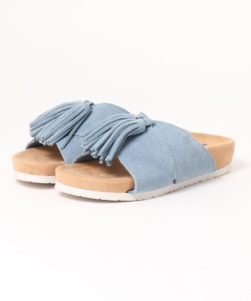 Minnetonka（ミネトンカ）の「MINNETONKA/ミネトンカ MILA フラットサンダル（サンダル・レディース・ブラック/グレー/ベージュ/ブルー/ネイビー/レオパード・6/8/7/5）」の13枚目の写真