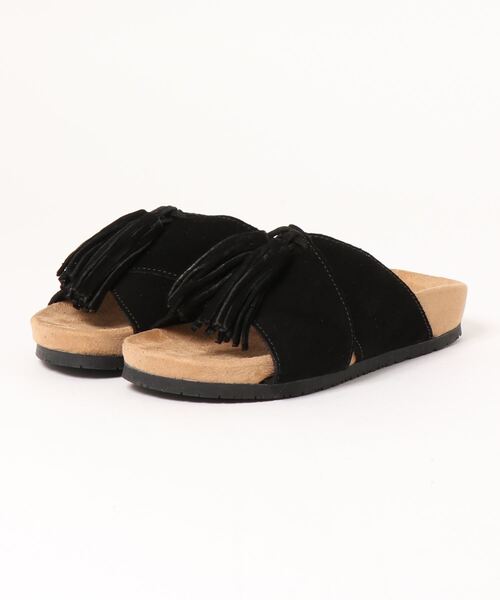 Minnetonka（ミネトンカ）の「MINNETONKA/ミネトンカ MILA フラットサンダル（サンダル・レディース・ブラック/グレー/ベージュ/ブルー/ネイビー/レオパード・6/8/7/5）」の10枚目の写真