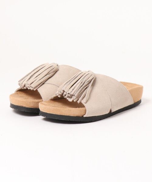 Minnetonka（ミネトンカ）の「MINNETONKA/ミネトンカ MILA フラットサンダル（サンダル・レディース・ブラック/グレー/ベージュ/ブルー/ネイビー/レオパード・6/8/7/5）」の9枚目の写真