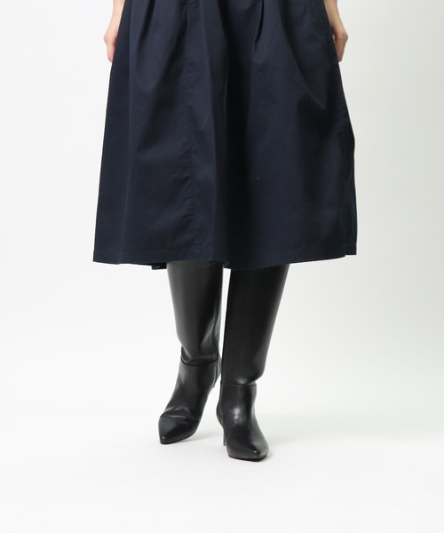 salle de bal(サルデバル)の「【 TEMPERATE / テンパレイト 】 レインロングブーツ レインブーツ VESTA SYI(レインシューズ・レディース・ベージュ/ブラック・39/35/36/37/38)」の5枚目の写真