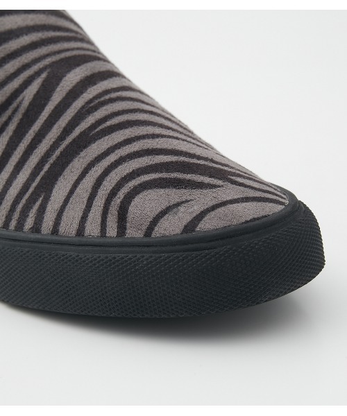 AZUL by moussy(アズールバイマウジー)の「ANIMAL PATTERN SLIP-ON/アニマルパターンスリッポン(スリッポン・メンズ・ブラック系その他/グレー系その他・MEDIUM/LARGE)」の3枚目の写真