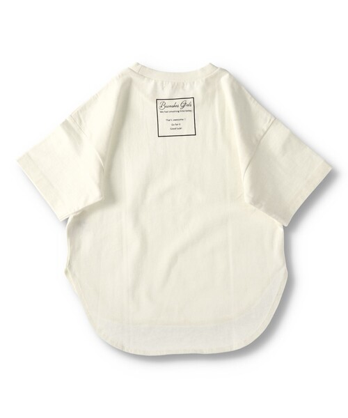 BRANSHES(ブランシェス)の「ビックシルエットTシャツ(Tシャツ/カットソー・キッズ・ブラック/アイボリー・140/120/100/150/130/110)」の20枚目の写真