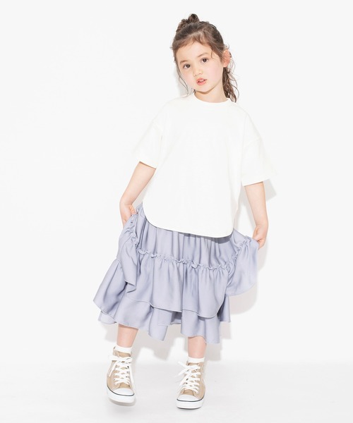 BRANSHES(ブランシェス)の「ビックシルエットTシャツ(Tシャツ/カットソー・キッズ・ブラック/アイボリー・140/120/100/150/130/110)」の4枚目の写真