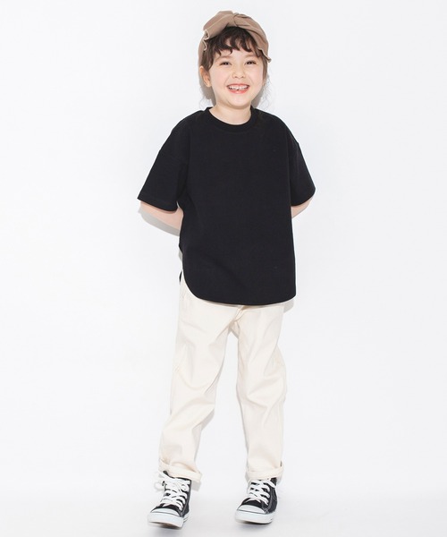 BRANSHES(ブランシェス)の「ビックシルエットTシャツ(Tシャツ/カットソー・キッズ・ブラック/アイボリー・140/120/100/150/130/110)」の12枚目の写真