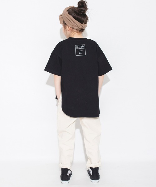 BRANSHES(ブランシェス)の「ビックシルエットTシャツ(Tシャツ/カットソー・キッズ・ブラック/アイボリー・140/120/100/150/130/110)」の15枚目の写真