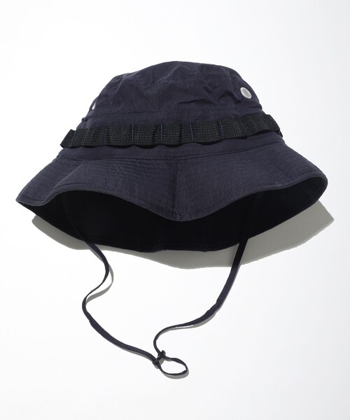 NAUTICA（ノーティカ）の「NAUTICA＋STACKS/ノーティカ スタックス Nyco Boonie Hat（Recycled Nylon）（ハット・メンズ・チャコールグレー/ベージュ/ネイビー・FREE）」の11枚目の写真