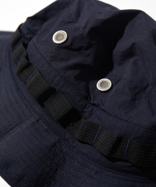 NAUTICA（ノーティカ）の「NAUTICA＋STACKS/ノーティカ スタックス Nyco Boonie Hat（Recycled Nylon）（ハット・メンズ・チャコールグレー/ベージュ/ネイビー・FREE）」の13枚目の写真