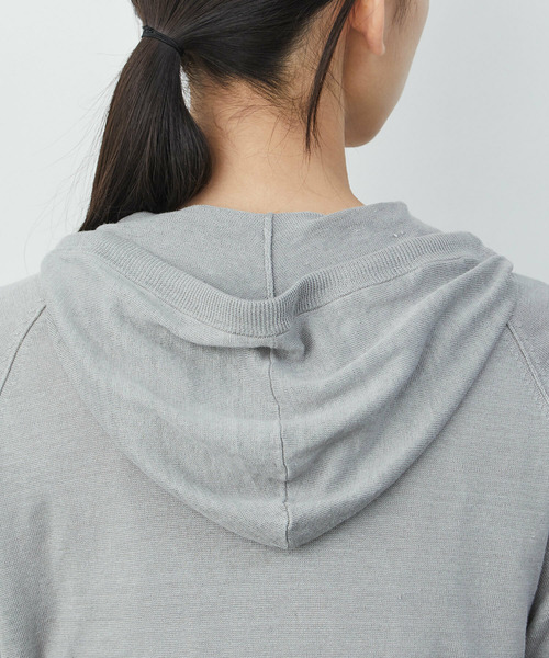 LOISIR（ロワズィール）の「リネン天竺フーディ（パーカー）」 - WEAR
