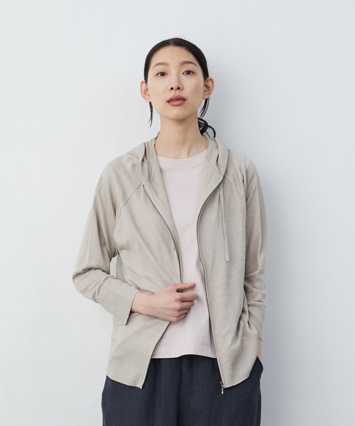 LOISIR（ロワズィール）の「リネン天竺フーディ（パーカー）」 - WEAR