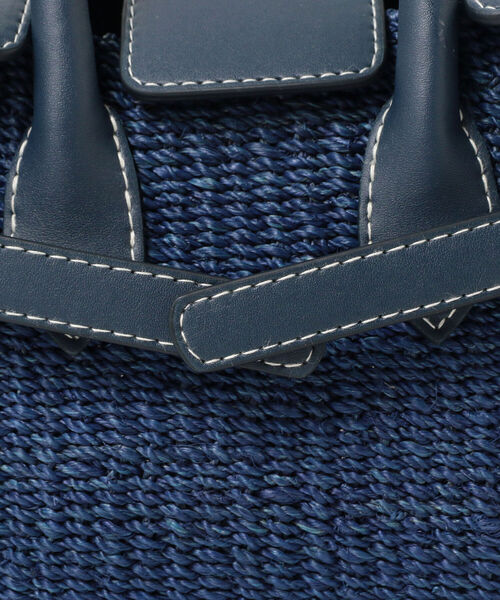 BEAMS LIGHTS（ビームスライツ）の「SEA / カゴバッグ（かごバッグ・レディース・インディゴブルー・ONE SIZE）」の5枚目の写真