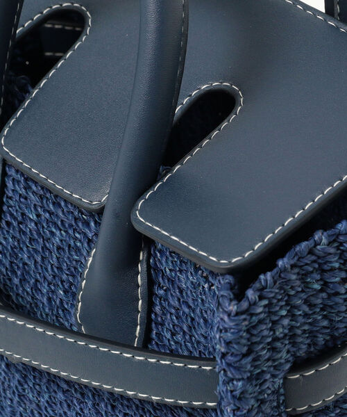 BEAMS LIGHTS（ビームスライツ）の「SEA / カゴバッグ（かごバッグ・レディース・インディゴブルー・ONE SIZE）」の7枚目の写真