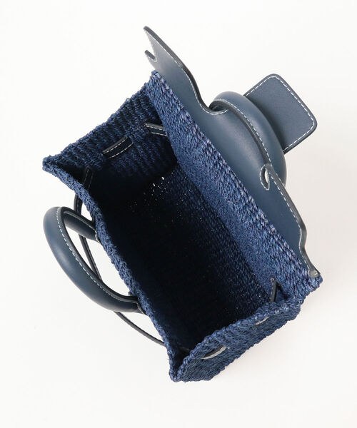 BEAMS LIGHTS（ビームスライツ）の「SEA / カゴバッグ（かごバッグ・レディース・インディゴブルー・ONE SIZE）」の8枚目の写真