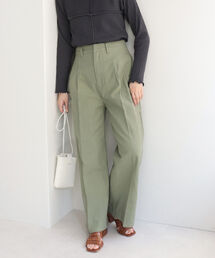 fredy repit | タック入セミワイドパンツ(その他パンツ)