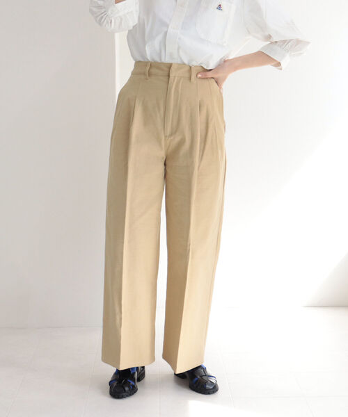 fredy repit（フレディレピ）の「タック入セミワイドパンツ（その他パンツ・レディース・ベージュ/オリーブ/ピンク・38/36）」の11枚目の写真