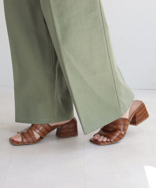 fredy repit（フレディレピ）の「タック入セミワイドパンツ（その他パンツ・レディース・ベージュ/オリーブ/ピンク・38/36）」の21枚目の写真