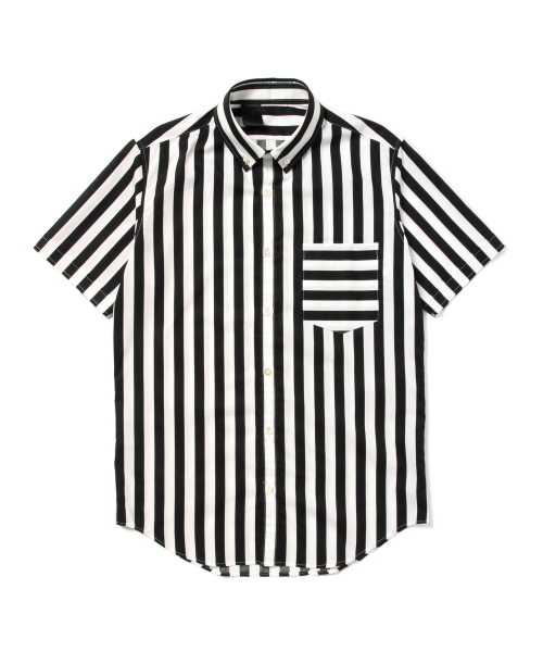 International Gallery BEAMS(インターナショナルギャラリービームス)の「N.HOOLYWOOD / WIDE ST B.D(シャツ/ブラウス・メンズ・ネイビー/ブラック・36/38)」の2枚目の写真