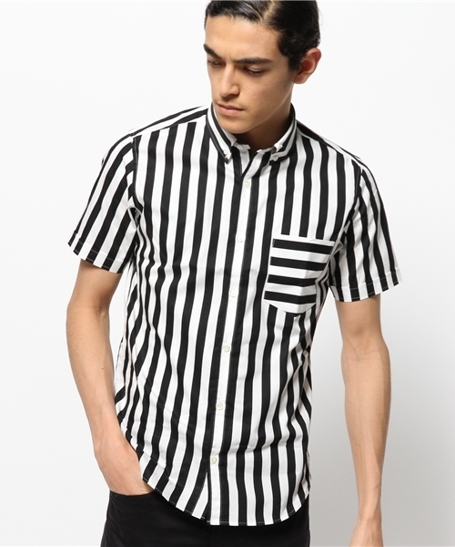 International Gallery BEAMS(インターナショナルギャラリービームス)の「N.HOOLYWOOD / WIDE ST B.D(シャツ/ブラウス・メンズ・ネイビー/ブラック・36/38)」の14枚目の写真