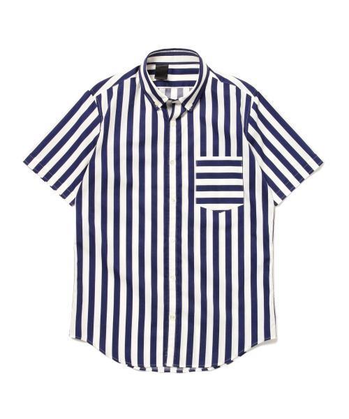 International Gallery BEAMS(インターナショナルギャラリービームス)の「N.HOOLYWOOD / WIDE ST B.D(シャツ/ブラウス・メンズ・ネイビー/ブラック・36/38)」の9枚目の写真