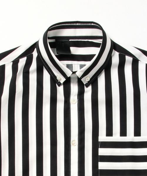 International Gallery BEAMS(インターナショナルギャラリービームス)の「N.HOOLYWOOD / WIDE ST B.D(シャツ/ブラウス・メンズ・ネイビー/ブラック・36/38)」の12枚目の写真