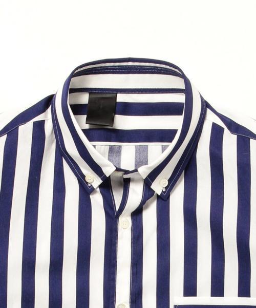 International Gallery BEAMS(インターナショナルギャラリービームス)の「N.HOOLYWOOD / WIDE ST B.D(シャツ/ブラウス・メンズ・ネイビー/ブラック・36/38)」の4枚目の写真