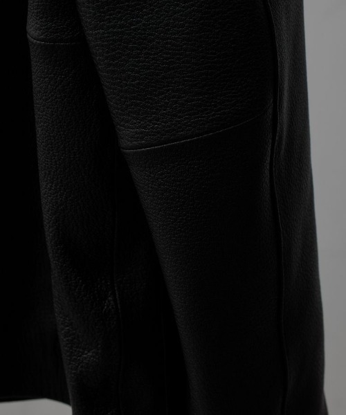 LIDNM（リドム）の「GOAT LEATHER LINIG BLOUSON（ブルゾン・メンズ・ブラック・MEDIUM）」の14枚目の写真
