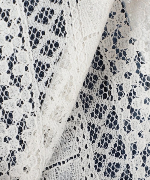 B.C STOCK(ベーセーストック)の「レースビッグカラー ブラウス(シャツ/ブラウス・レディース・ホワイト/ブラック・FREE)」の13枚目の写真