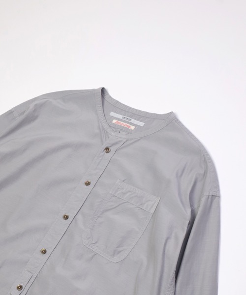 OMNIGOD（オムニゴッド）の「[OMNIGOD womens / オムニゴッド] キュプラ超長綿ローン ワイドスタンドカラーワンピース（ワンピース・レディース・ライトグレー/ピンク/ホワイト/グリーン・FREE）」の17枚目の写真