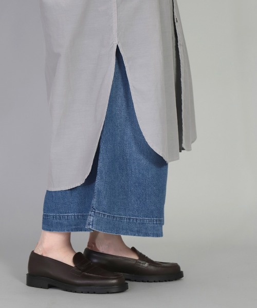 OMNIGOD（オムニゴッド）の「[OMNIGOD womens / オムニゴッド] キュプラ超長綿ローン ワイドスタンドカラーワンピース（ワンピース・レディース・ライトグレー/ピンク/ホワイト/グリーン・FREE）」の16枚目の写真