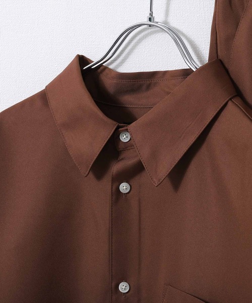 ZIP FIVE（ジップファイブ）の「【ZIP FIVE】【セットアップ　2点セット】リラックスオーバーシャツ＆テーパードスラックス（セットアップ・メンズ・ブラック/ベージュ/ブラウン/オフホワイト/ブルー/チャコール・MEDIUM/LARGE/X-LARGE）」の7枚目の写真