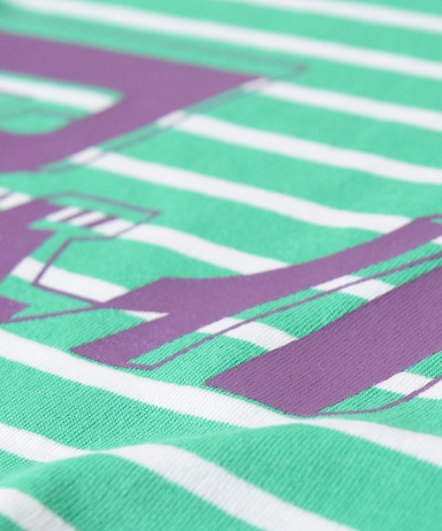 ALDIES(アールディーズ)の「Parttime Big T / パートタイムビッグT(Tシャツ/カットソー・メンズ・ネイビー/グリーン/ホワイト×ブラック/ホワイト×レッド・FREE)」の17枚目の写真