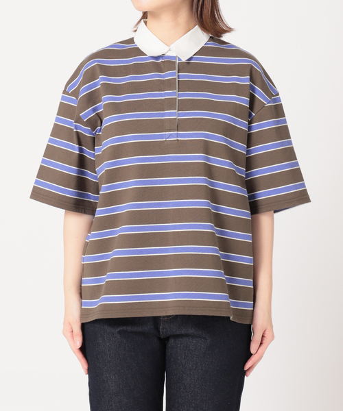 ポロラルフローレン　ラガーシャツ　slobe iena SLOBE IENA購入 ポロ ラルフローレン ラガーシャツ - メルカリ