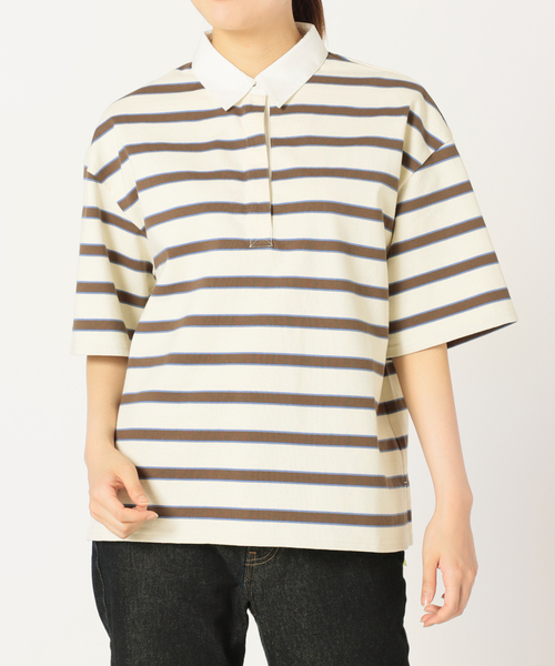 セール】マルチボーダーラガーシャツ（Tシャツ/カットソー）｜SLOBE