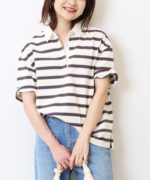セール】マルチボーダーラガーシャツ（Tシャツ/カットソー